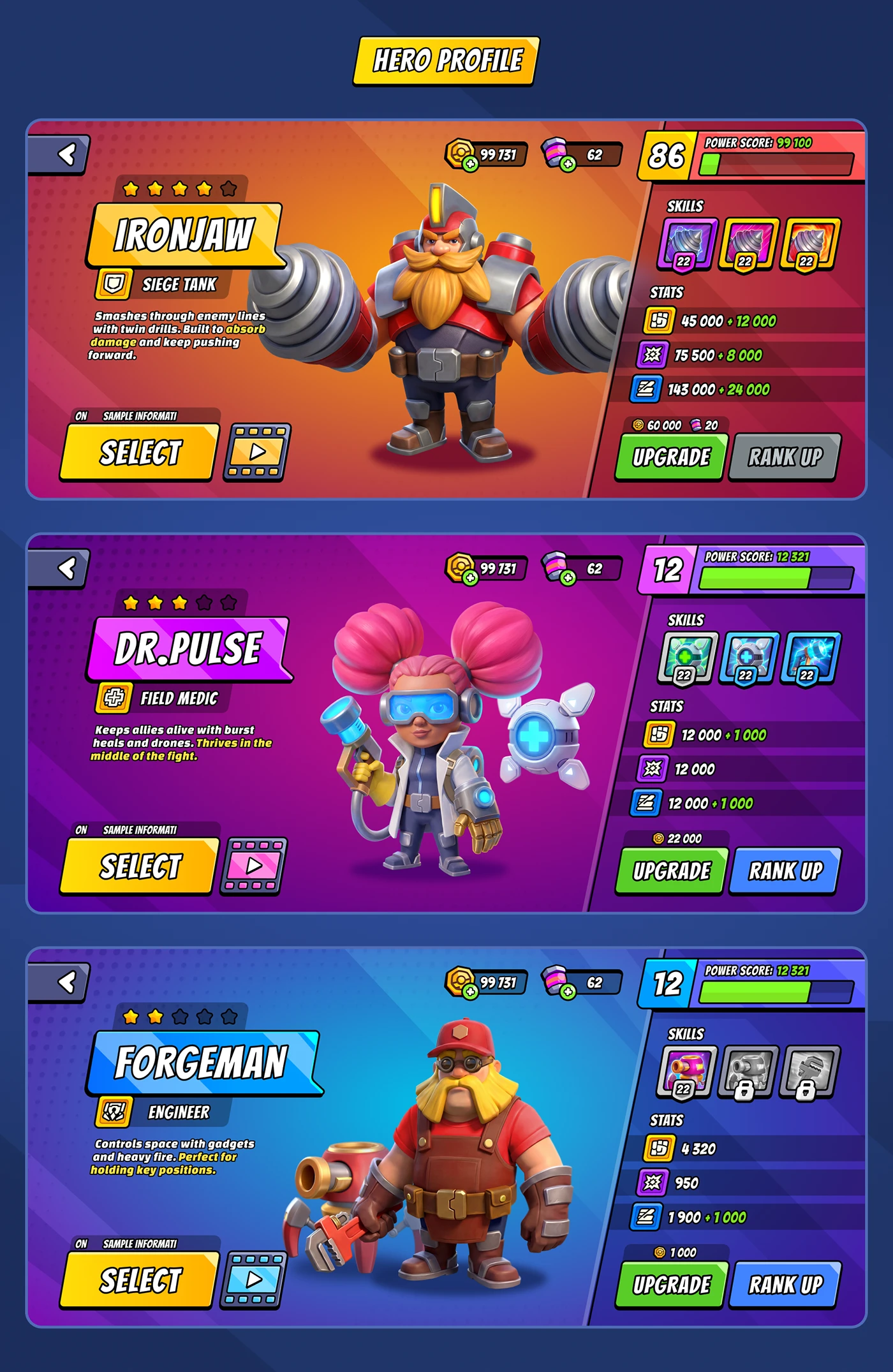 Image 7: Game Art game design mobile game UI/UX game ui 2D art Character design Digital Art game character ILLUSTRATION 