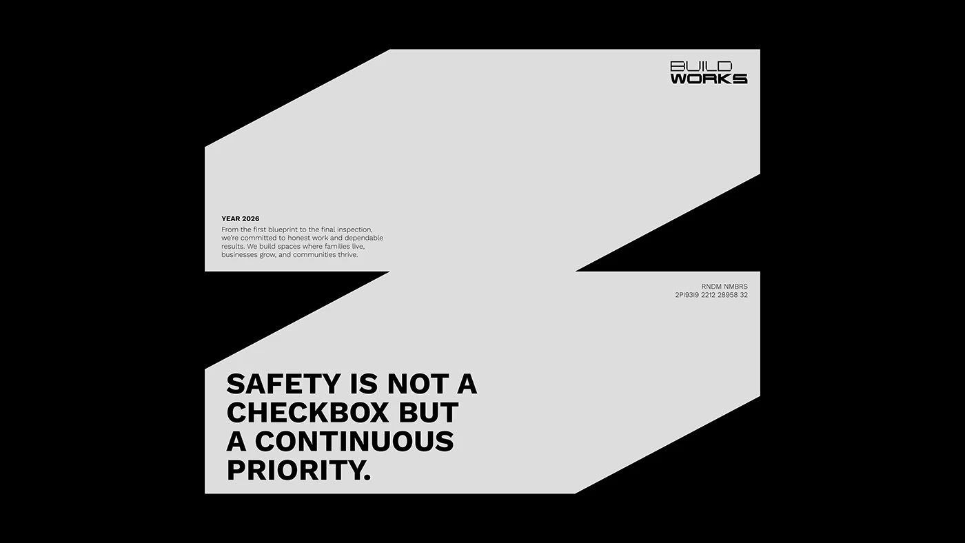 Image 3: BUILDWORKS branding identity detail 3