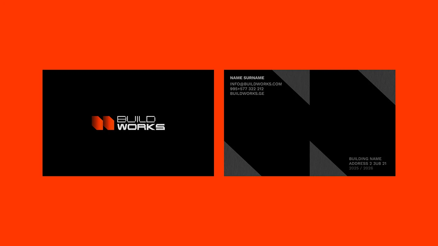 Image 4: BUILDWORKS branding identity detail 4