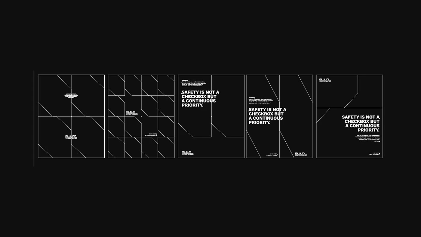 Image 5: BUILDWORKS branding identity detail 5