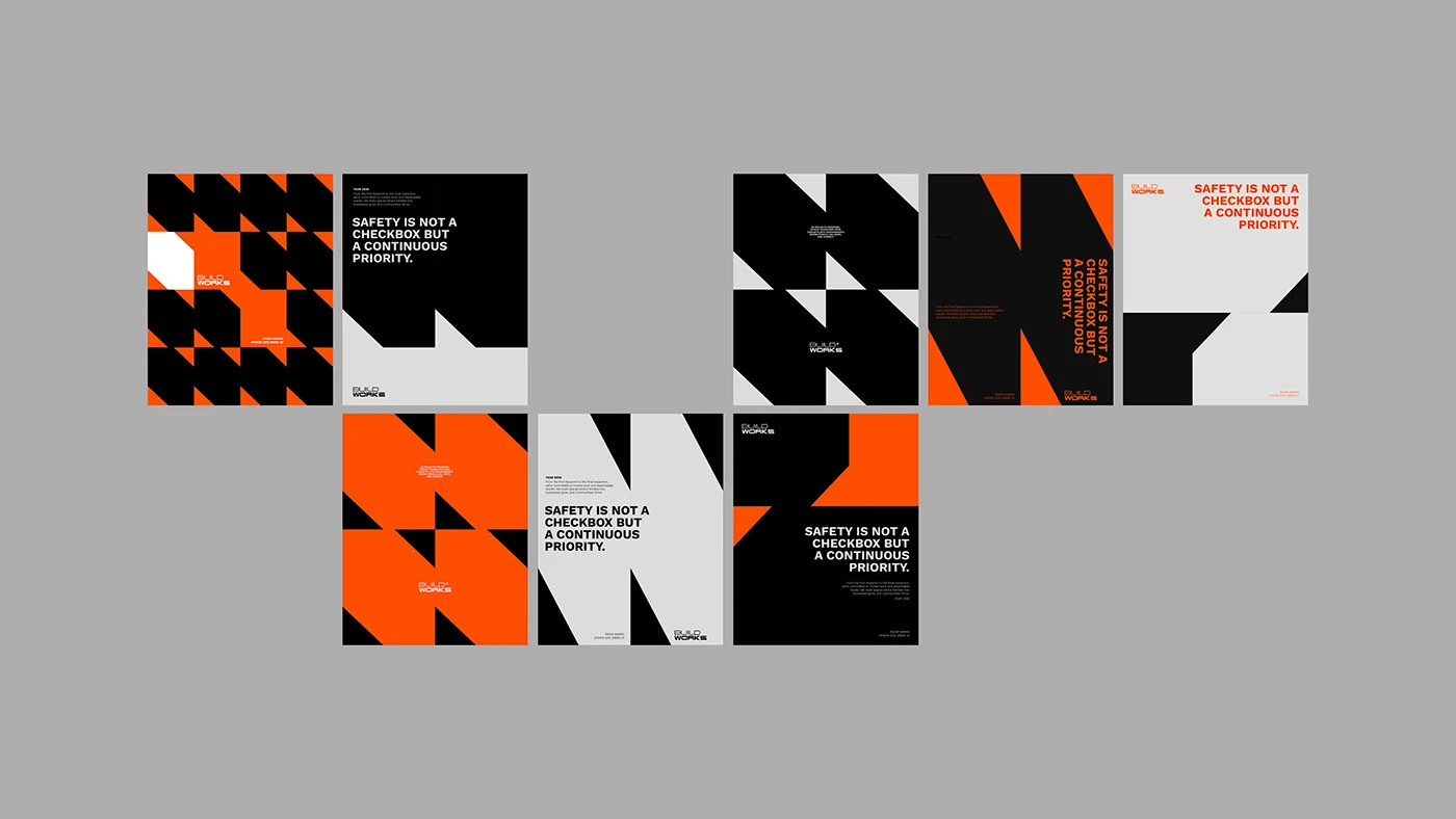 Image 10: BUILDWORKS branding identity detail 10