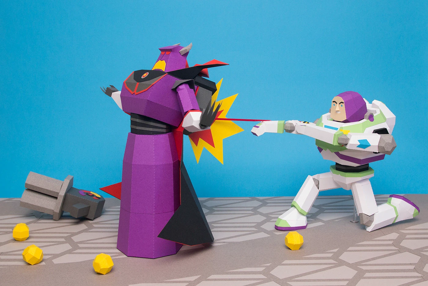 Reimagining the Buzz and Zurg Showdown for Toy Story’s 30th Anniversary