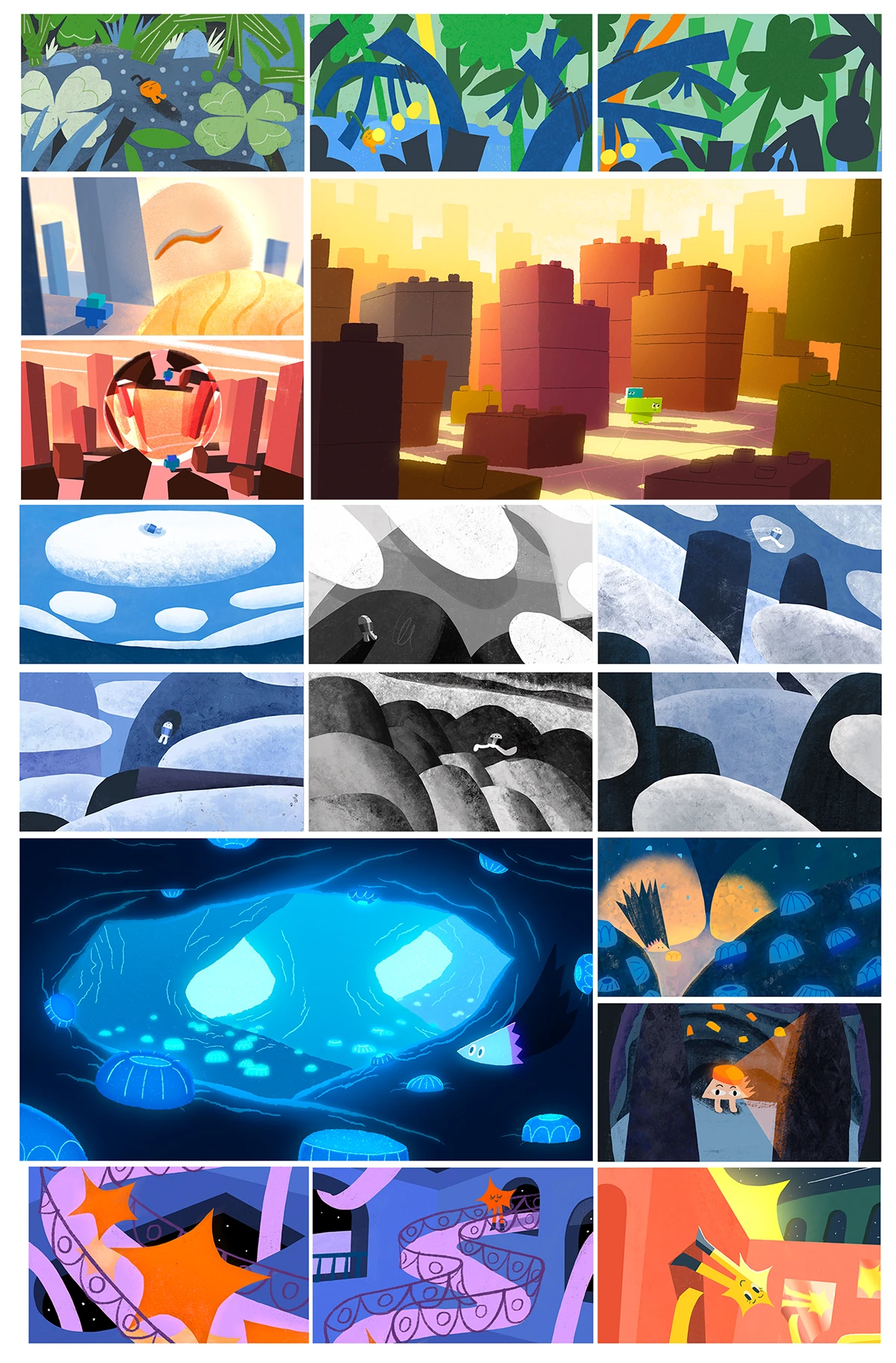 Image 25: channel branding animation 3d Character design ILLUSTRATION concept art 3D kids cartoon 3d modeling brand identity