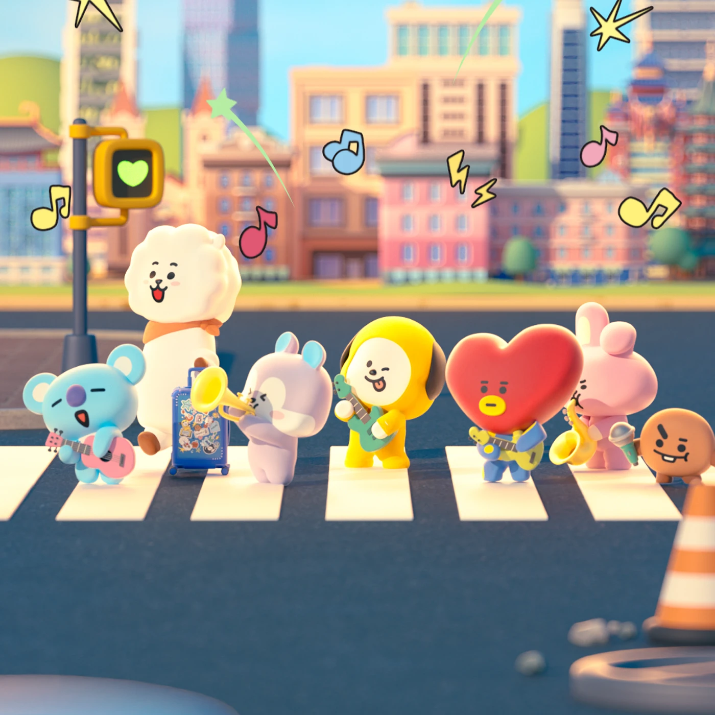 BT21 X CASETiFY: A Colorful Musical World Voyage Tech Collection