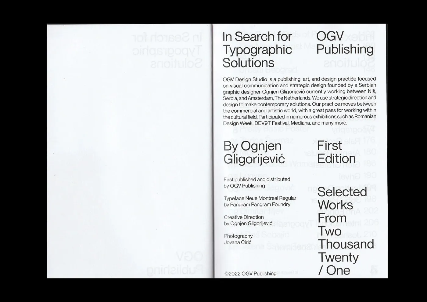 Image 6: in search for typographic solutions ognjen gligorijevic book spread