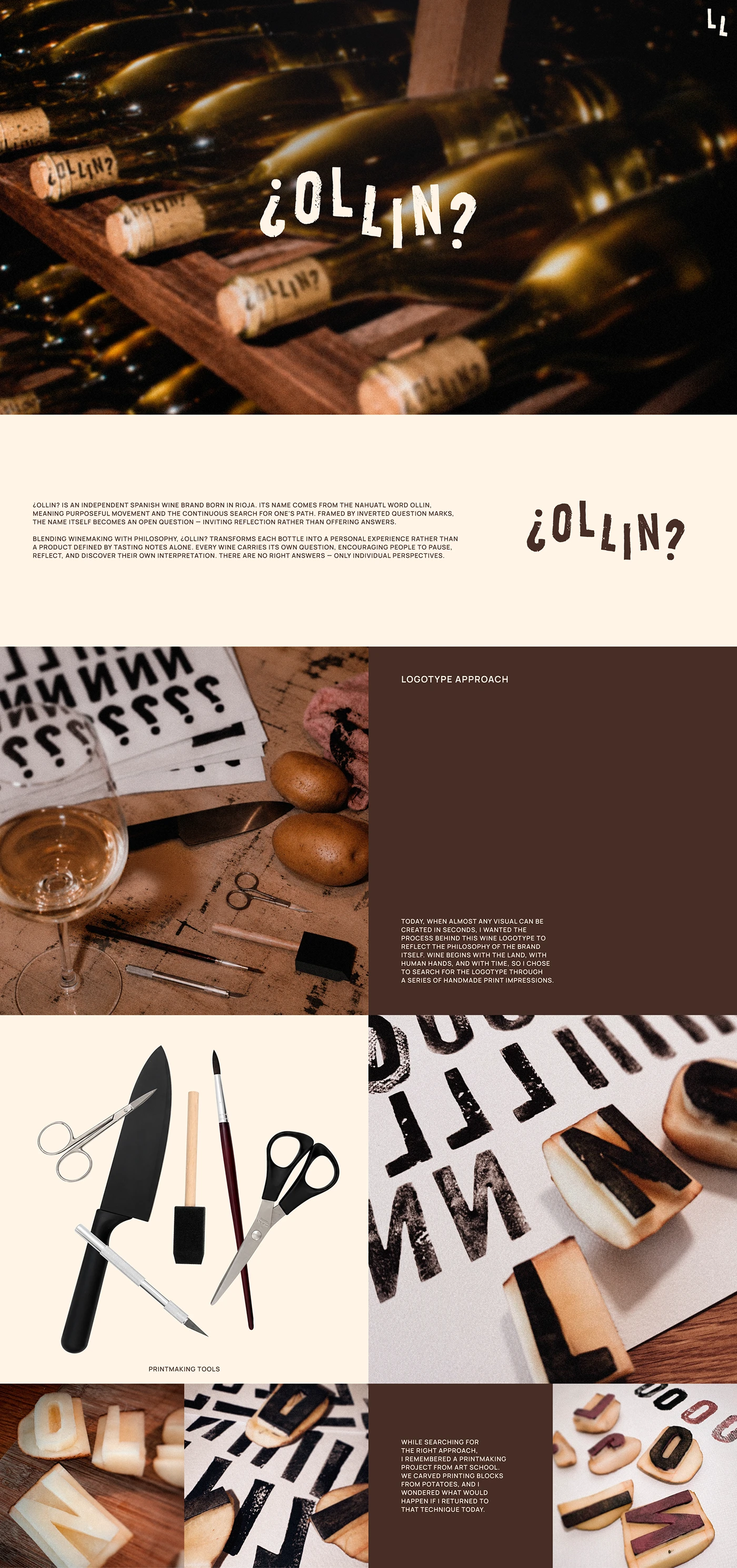 Image 6: OLLIN Wine Brand Identity branding packaging detail 5