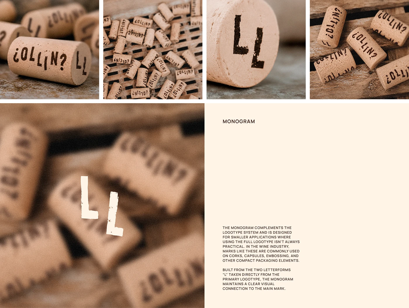 Image 7: OLLIN Wine Brand Identity branding packaging detail 6