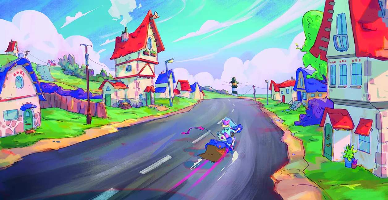 Image 11: digital art community scene