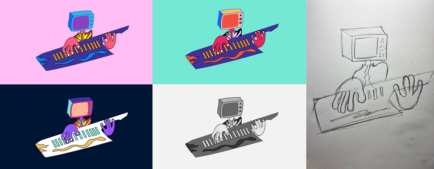 Img02 - Bringing K-ICM's Beats to Life: The Animated Lyric Video for "IF YOU LOVE ME" by PSTUDIO