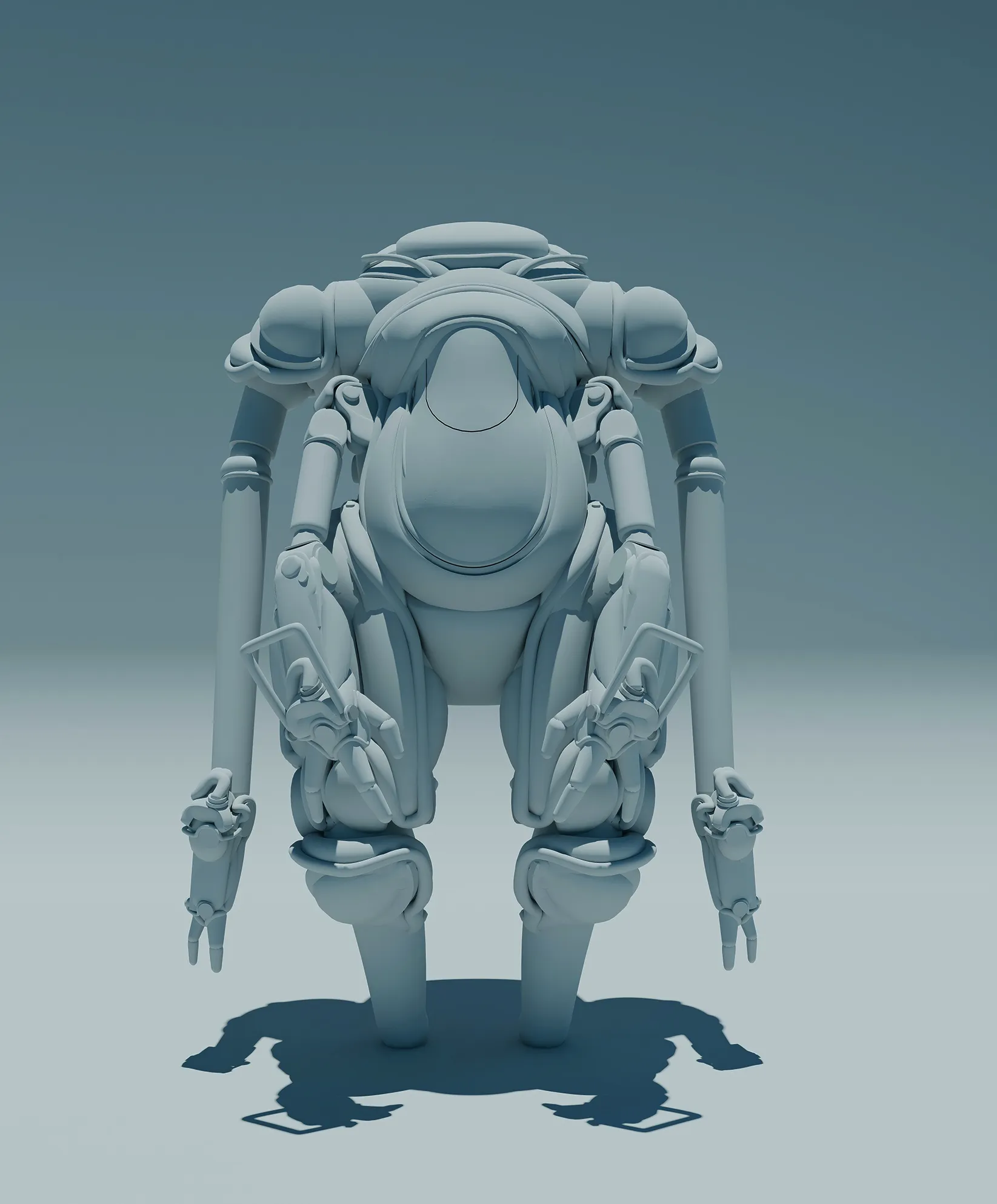 Img02 - From VR Sketch to Blender: Crafting Futuristic Mechs with Bart Tchorzewski