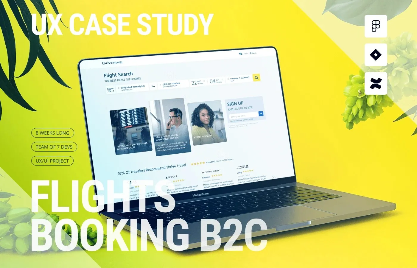 Thrive Travel UI UX Case Study by Roman Yashchenko