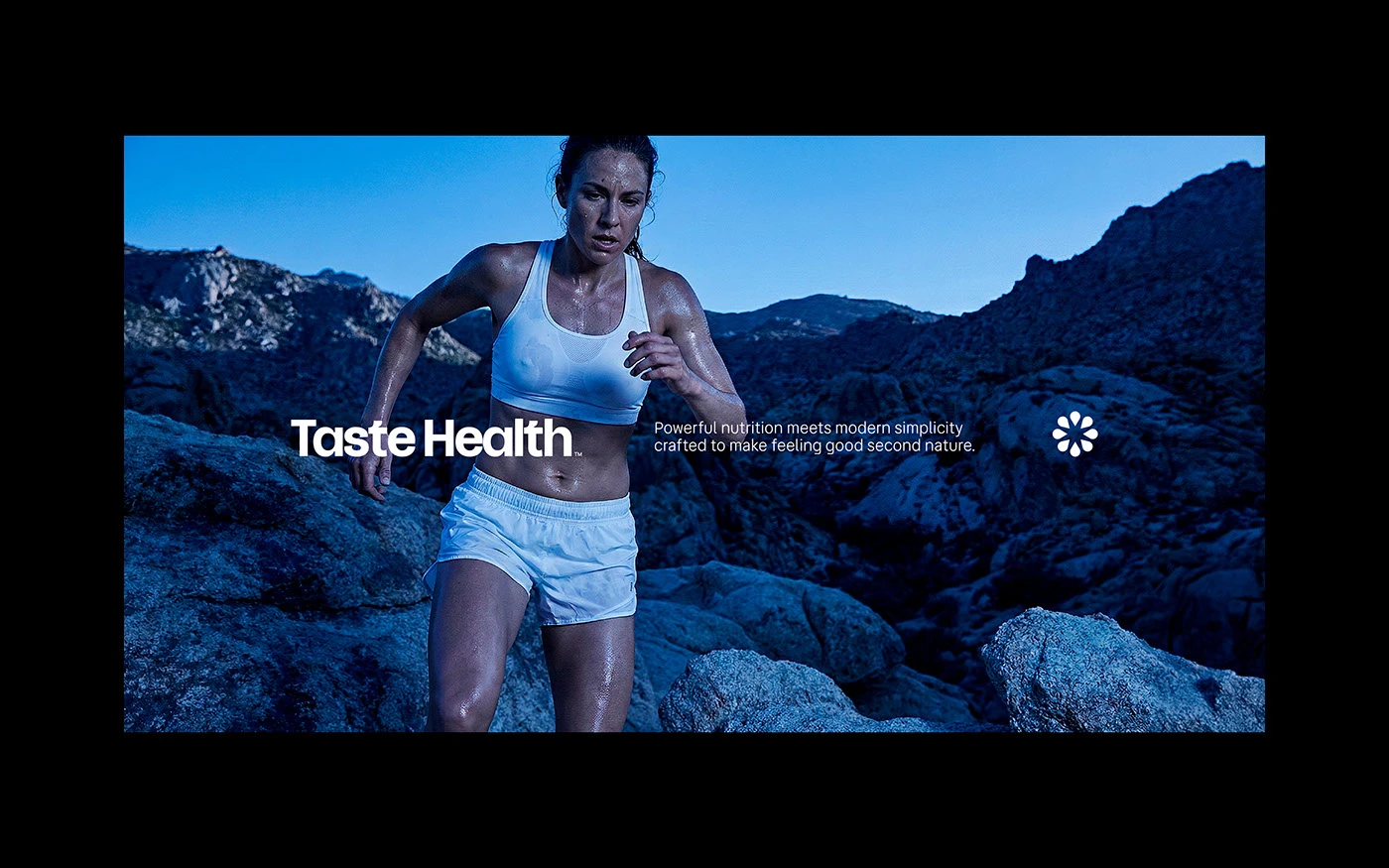 Img07 - Taste Health: Bold Typography Meets Cobalt Blue in Modern Nutrition Branding