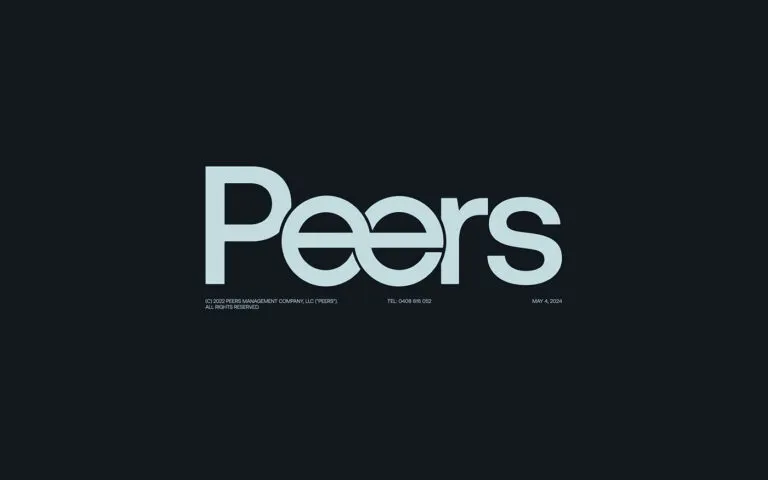 Img01 - Peers Visual Identity by Anvar K.: Custom Typography and Grid Systems