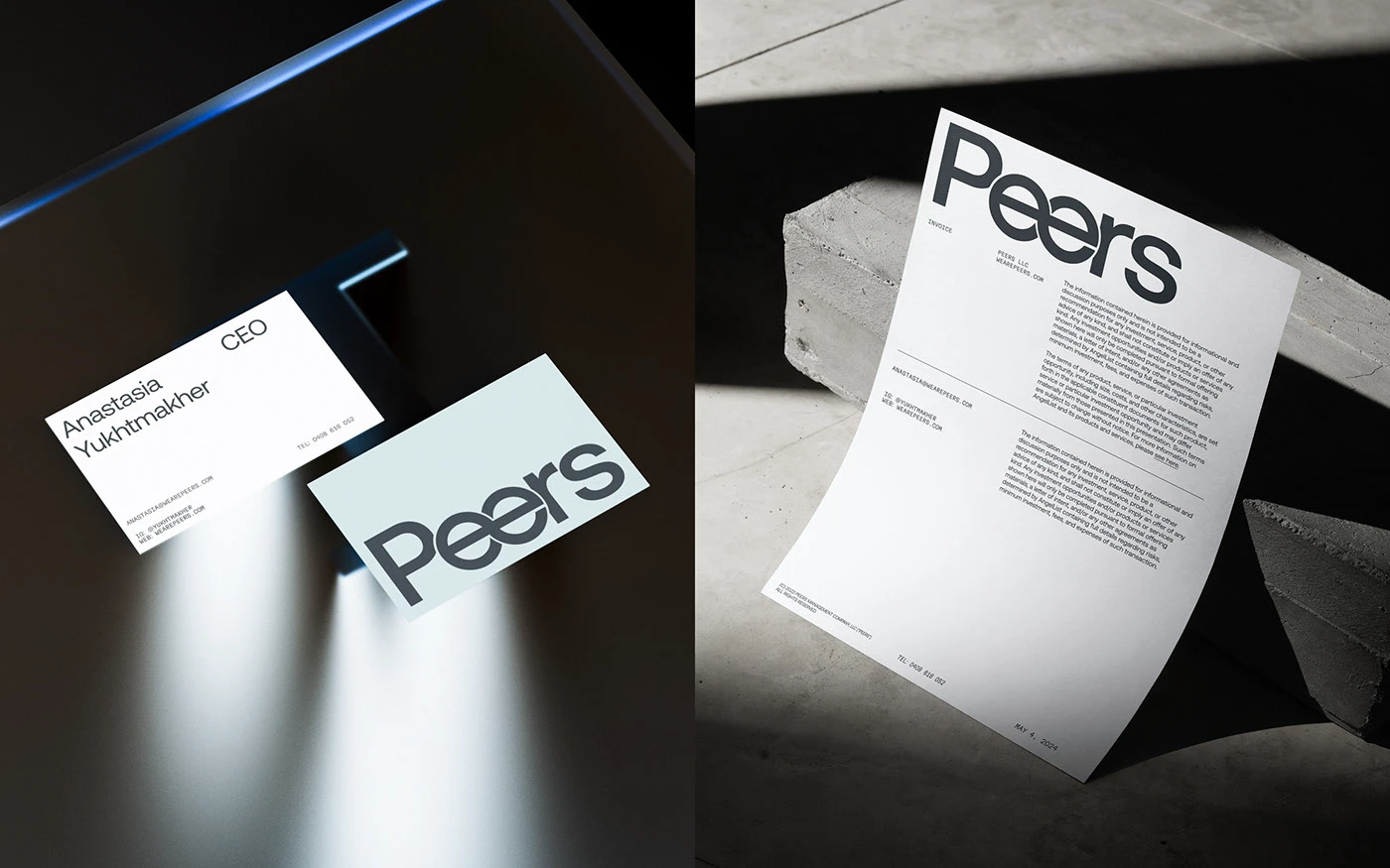 Img04 - Peers Visual Identity by Anvar K.: Custom Typography and Grid Systems