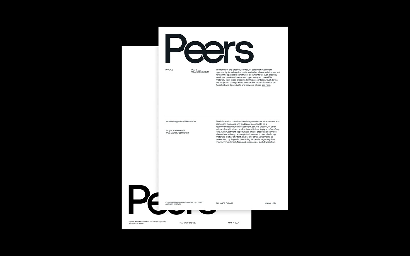 Img09 - Peers Visual Identity by Anvar K.: Custom Typography and Grid Systems
