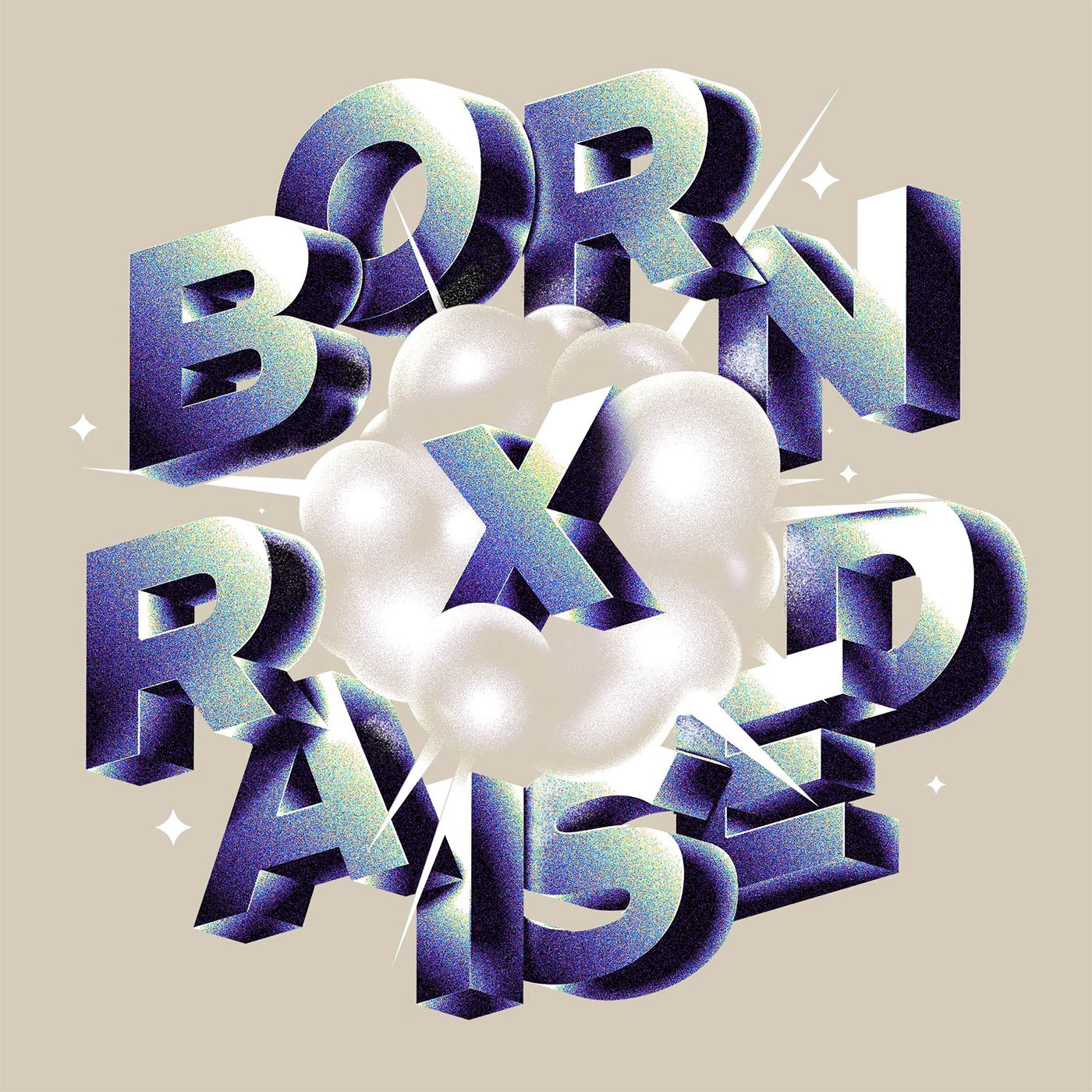 Img10 - Type 1.1 by Hust Wilson: Isometric Forms and Granular Shading in Custom Typography