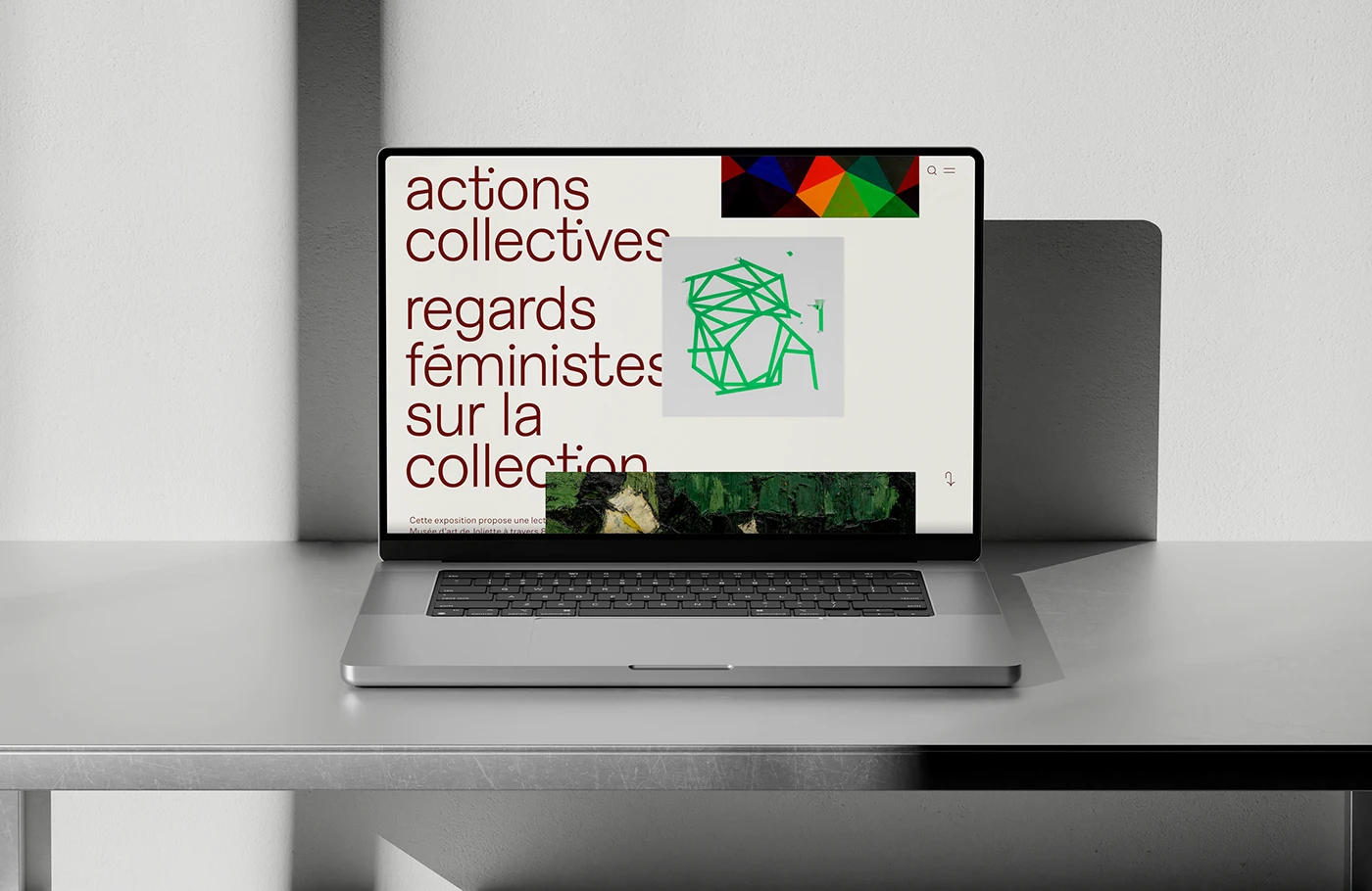 Img02 - Collective Actions: Editorial Web Design for Digital Art Exhibition by Paprika Design