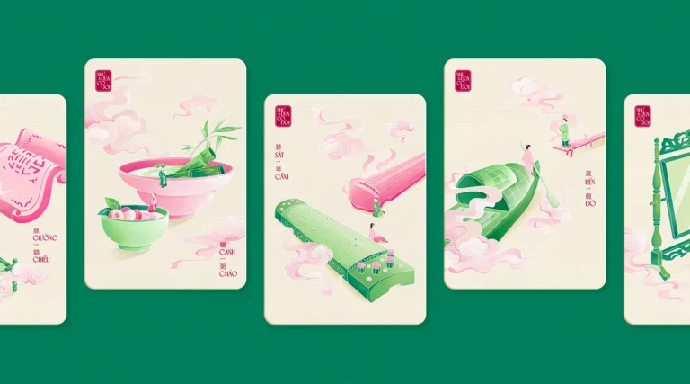 NHƯ ĐŨA CÓ ĐÔI – A Vietnamese Cultural Card Design Project by Miên Ơi Img01 - NHƯ ĐŨA CÓ ĐÔI – A Vietnamese Cultural Card Design Project by Miên Ơi