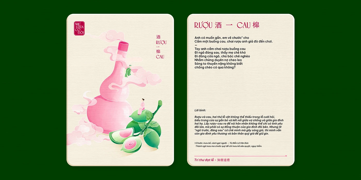 Img10 - NHƯ ĐŨA CÓ ĐÔI – A Vietnamese Cultural Card Design Project by Miên Ơi