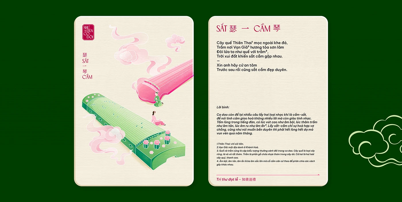 Img11 - NHƯ ĐŨA CÓ ĐÔI – A Vietnamese Cultural Card Design Project by Miên Ơi