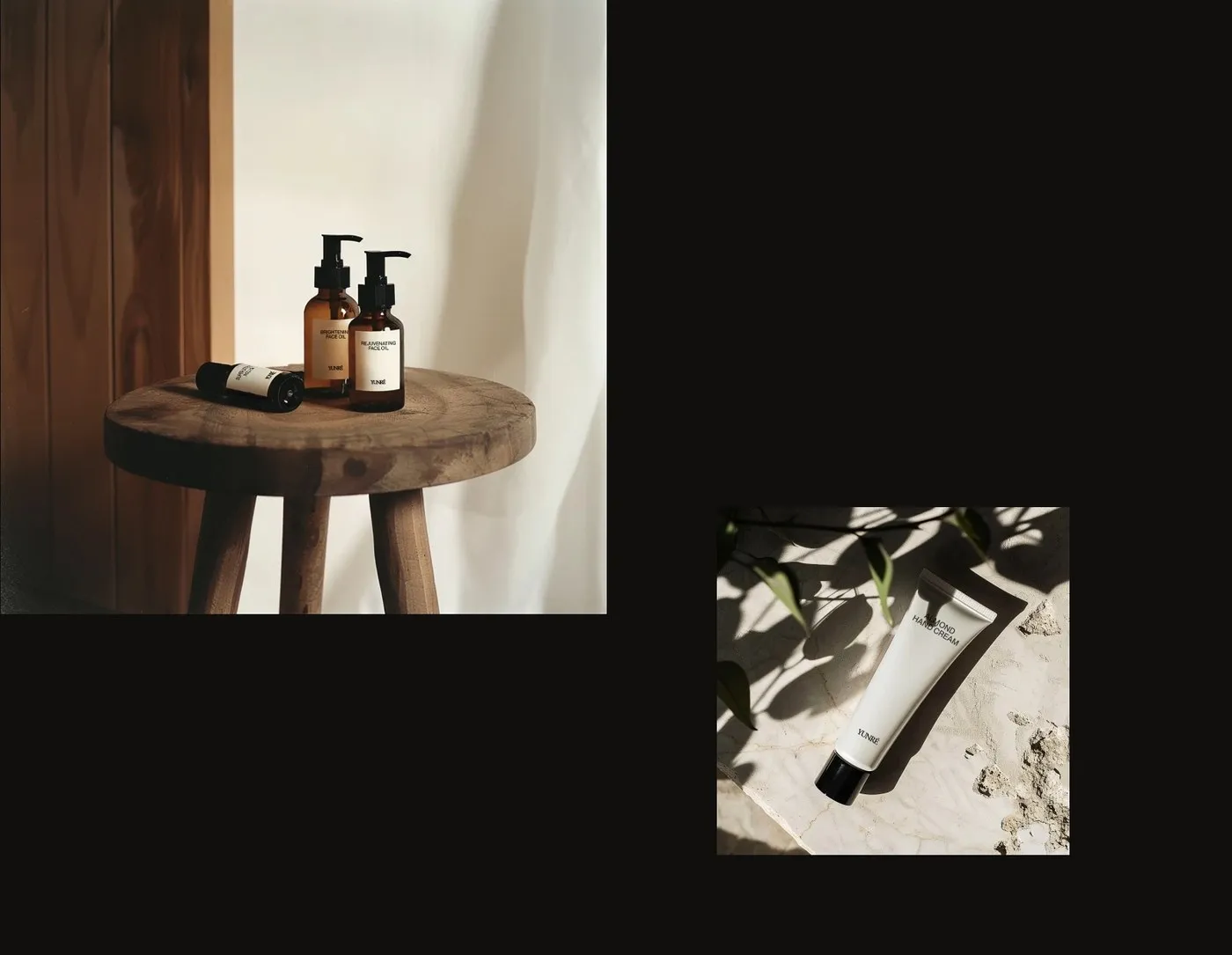 Img06 - Yunré Skincare Branding by Owlsome Studio: A Minimalist Balance of Marine Science and Earthy Textures