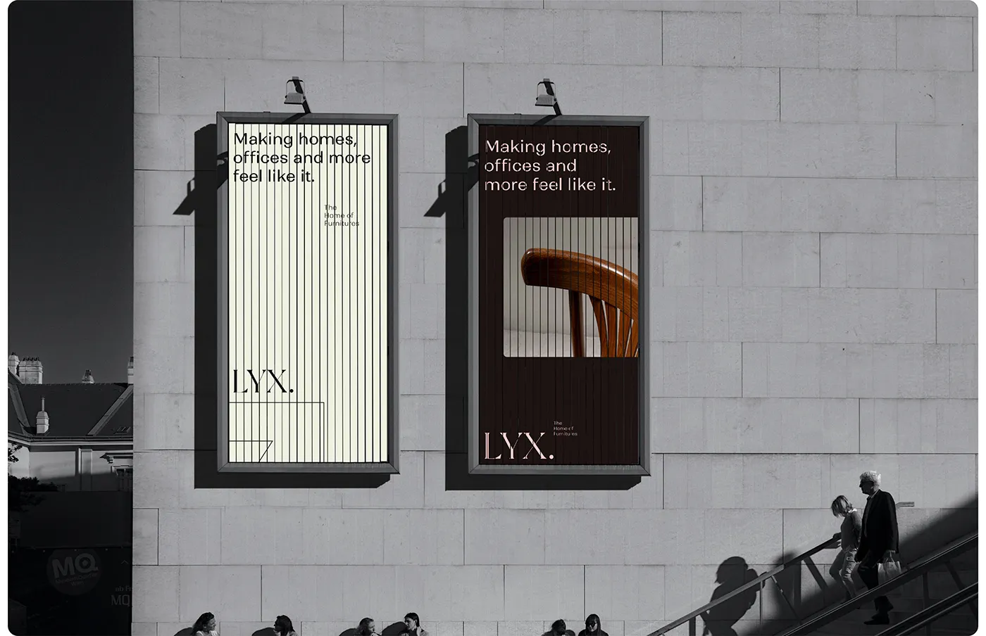 LYX Brand Identity: Editorial Typography and Luxury Furniture Design by Muhammad Abu Bakr