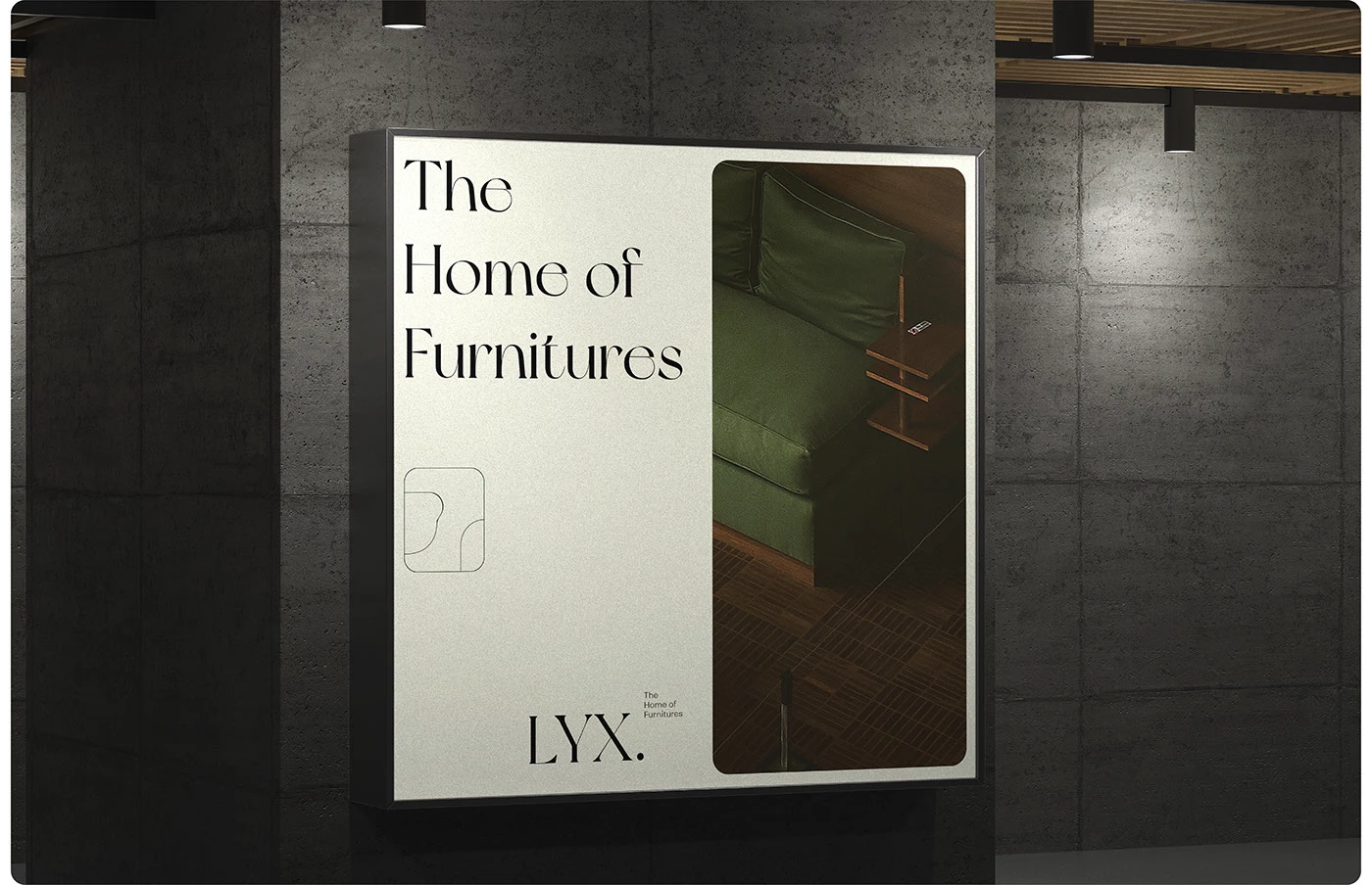 Img08 - LYX Brand Identity: Editorial Typography and Luxury Furniture Design by Muhammad Abu Bakr