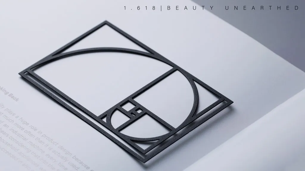 1.618 Golden Ratio Paperclip by Yuan Design Studio: Bringing Geometry to Desk Tools