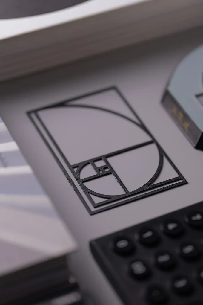 Img05 - 1.618 Golden Ratio Paperclip by Yuan Design Studio: Bringing Geometry to Desk Tools