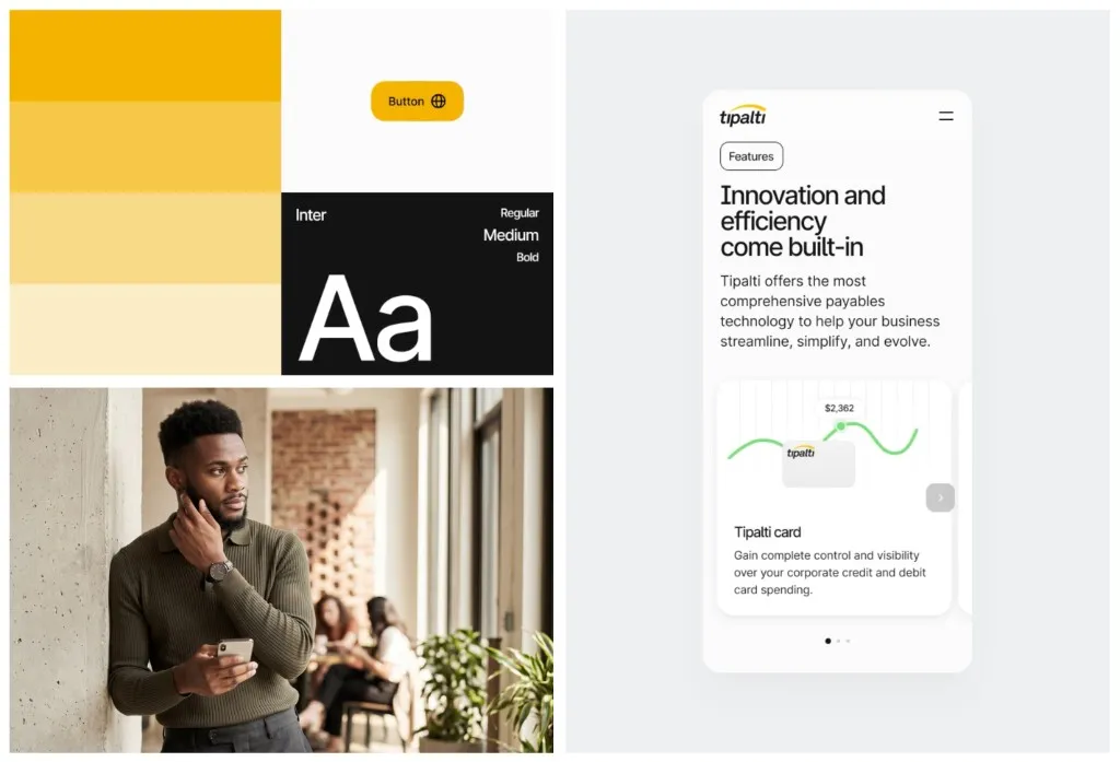 Img02 - Tipalti Fintech Platform Web Design & Design System by Clay Global