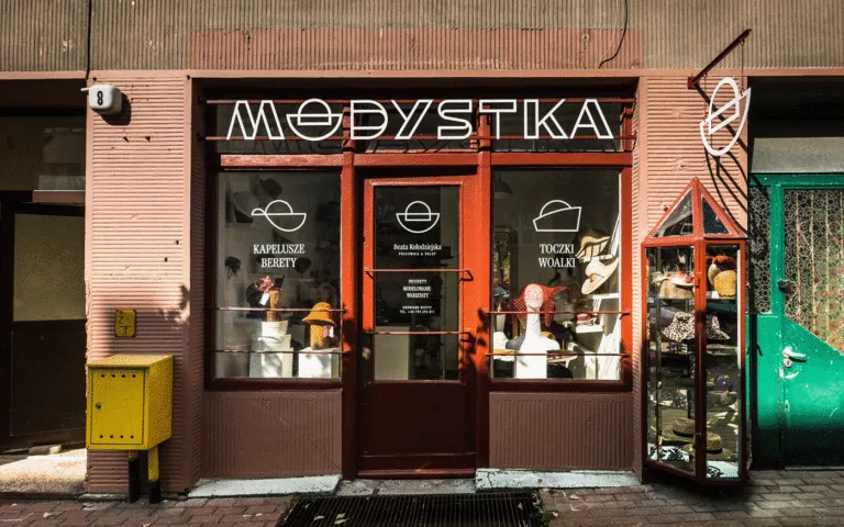 Modystka Storefront Redesign: Crafting Identity with Metal Signage Img01 - Modystka Storefront Redesign: Crafting Identity with Metal Signage