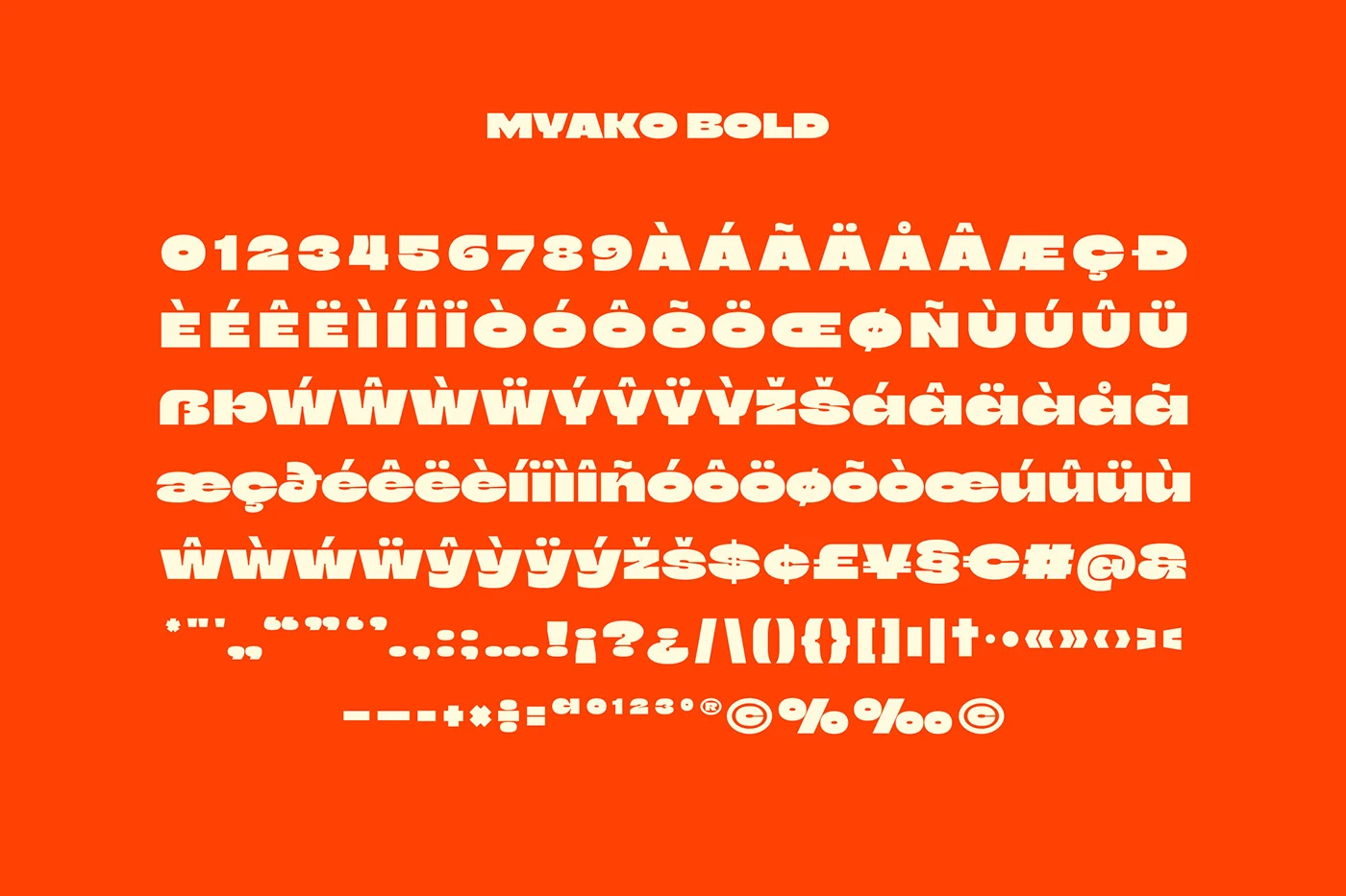 Img11 - Myako Display Font: Heavy Stems and Inktrap Details for Modern Packaging