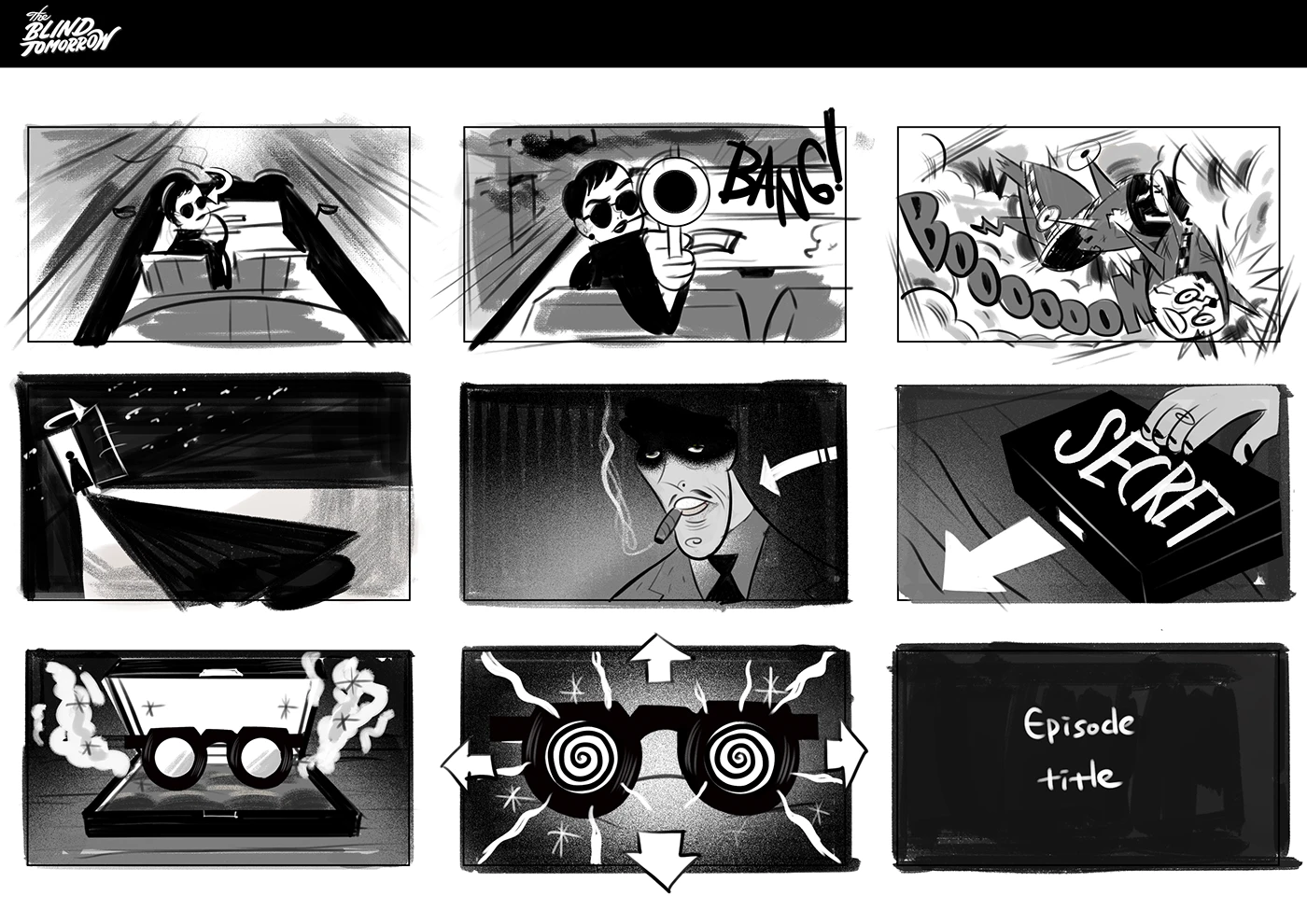 Img04 - Blind Tomorrow: Opening Concept Draft by Hiroaki Seto