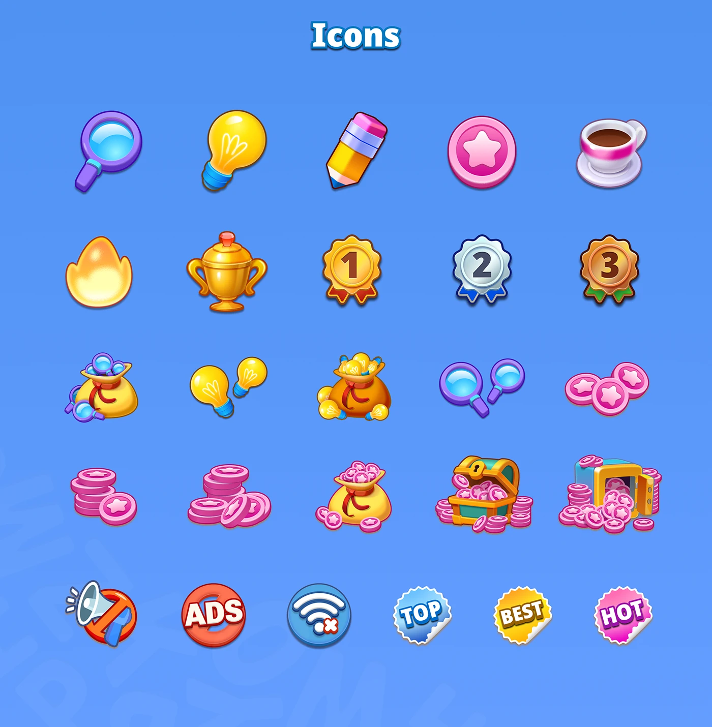 Img06 - Word Merge Game Art and UI Design by Viktoria Borodenko