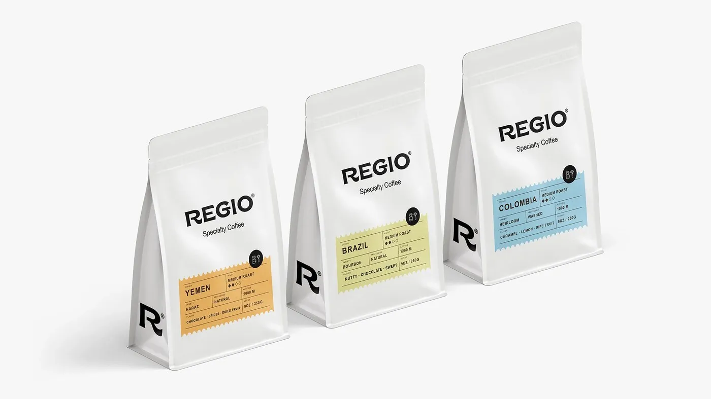 Img07 - REGIO Display Typeface: Ali Aljilani's Brutalist Design for Specialty Coffee