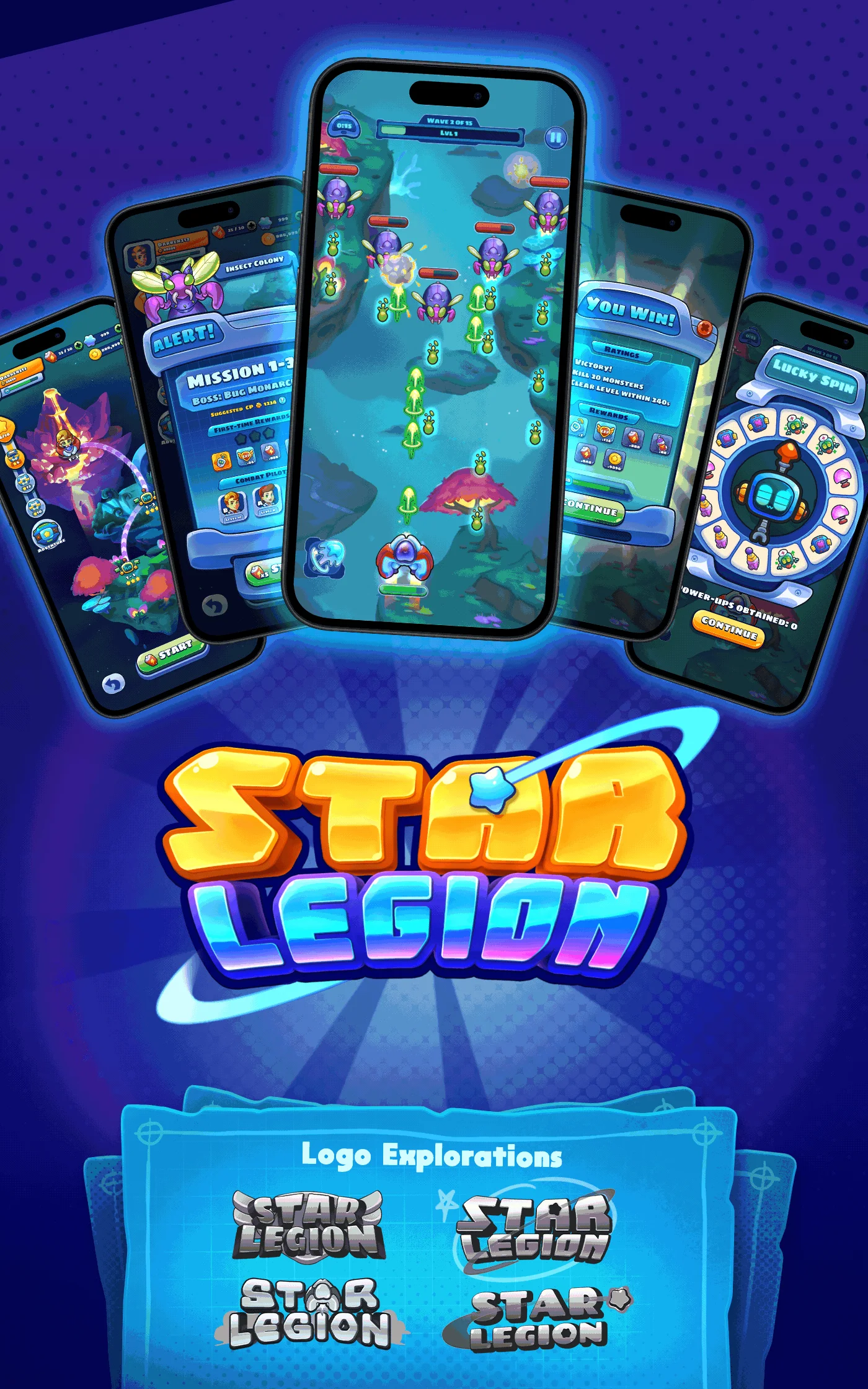 Img03 - STAR LEGION - Visual Concept and Art Direction for a Casual Game