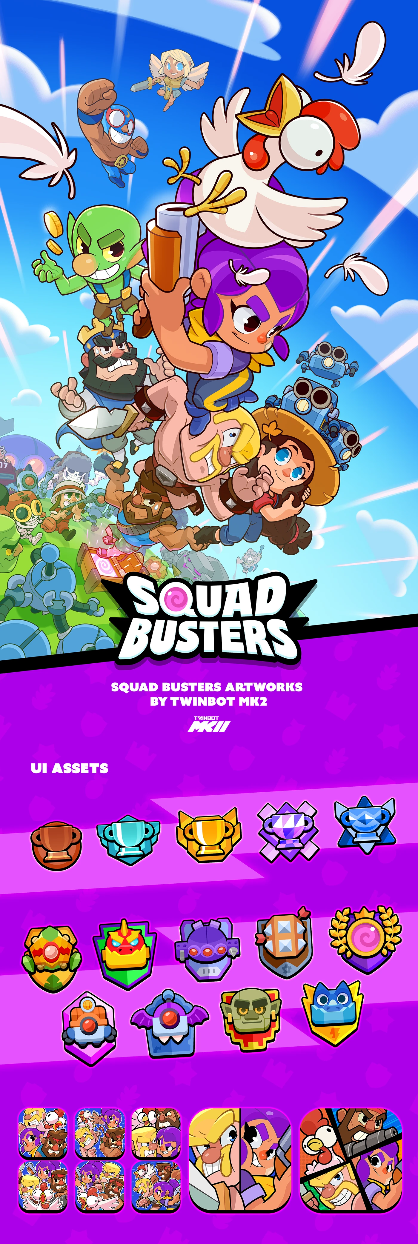 Squad Busters Artworks – Featuring Twinbot Mk2