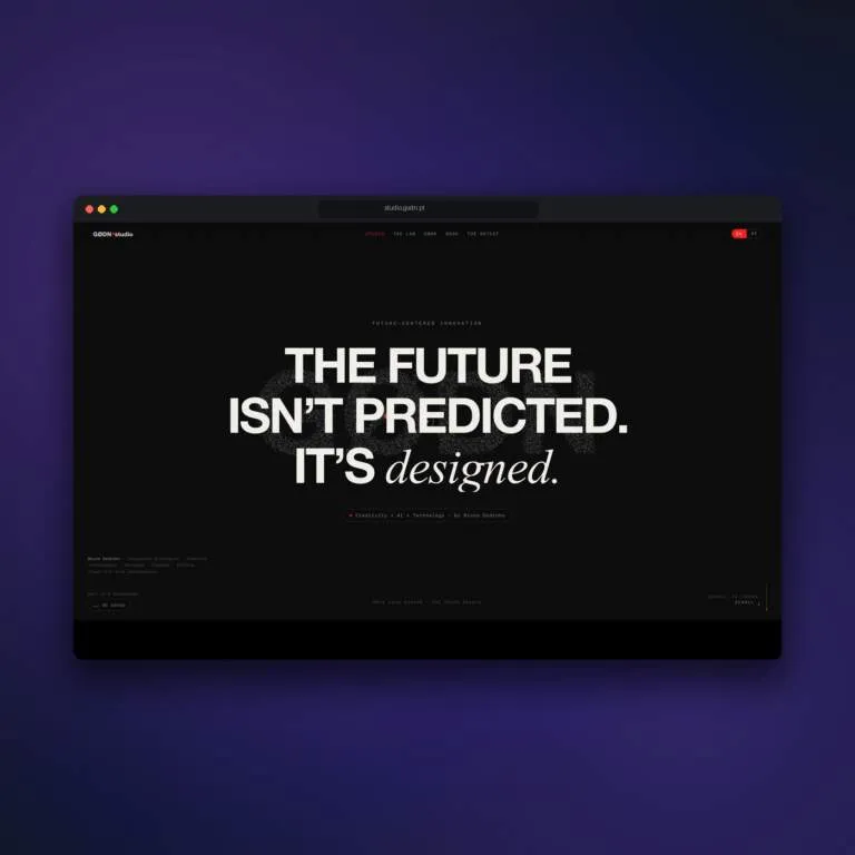 Img01 - GØDN.studio: Interactive Web Design and Generative Code Playground