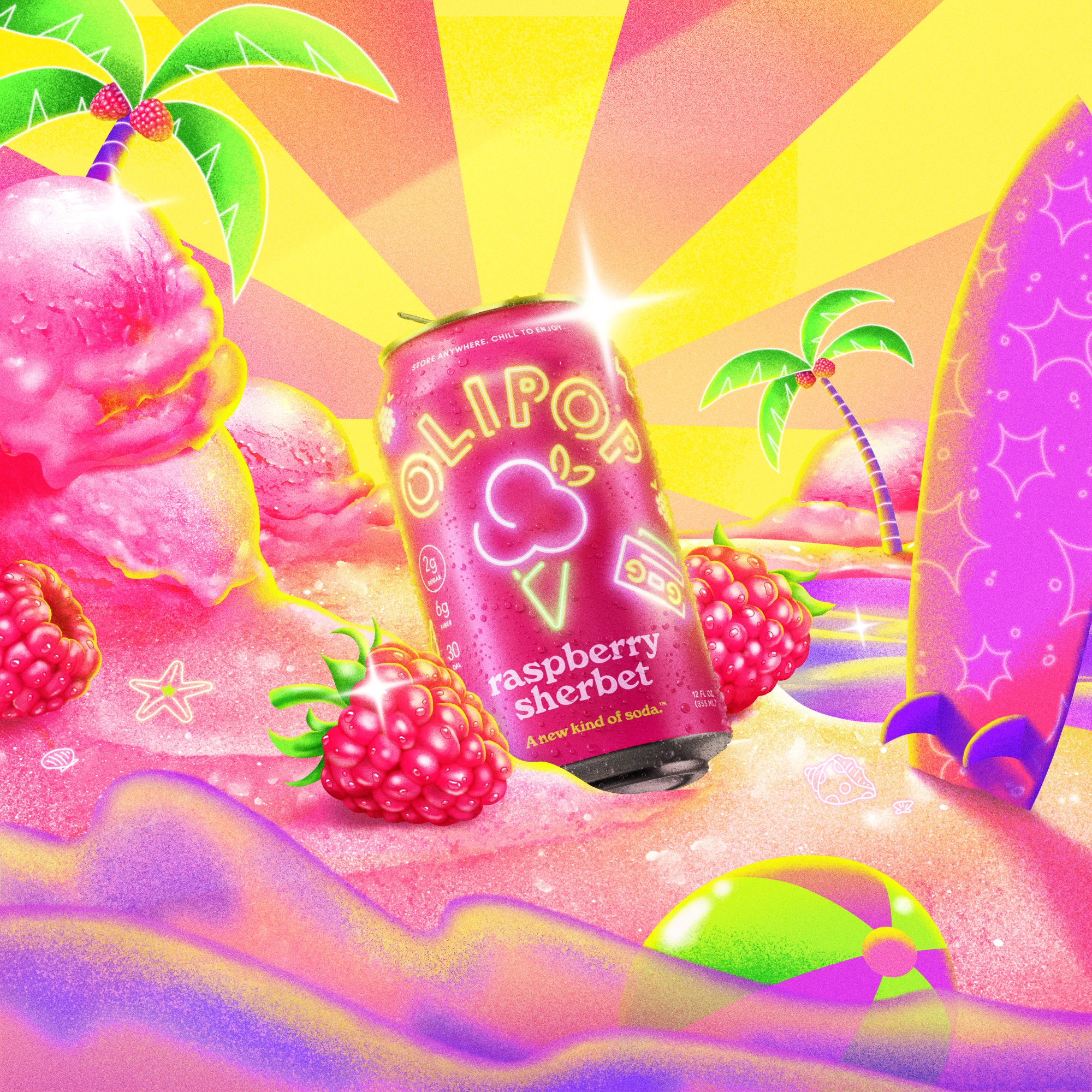Img18 - Bringing Nostalgia to Life in Olipop's 'Raspberry Sherbet' Campaign