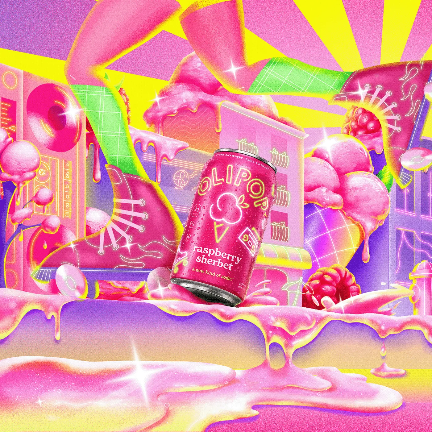 Img24 - Bringing Nostalgia to Life in Olipop's 'Raspberry Sherbet' Campaign