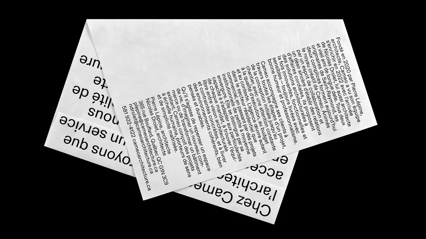 Img02 - Tactile Brand Identity for CAMEO Architecture Firm by Paprika Design