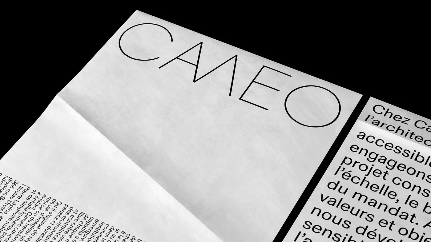 Img03 - Tactile Brand Identity for CAMEO Architecture Firm by Paprika Design