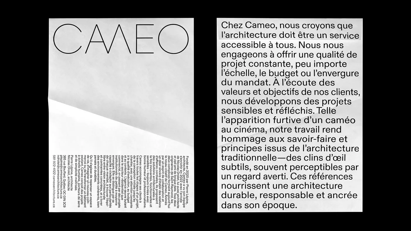 Img04 - Tactile Brand Identity for CAMEO Architecture Firm by Paprika Design