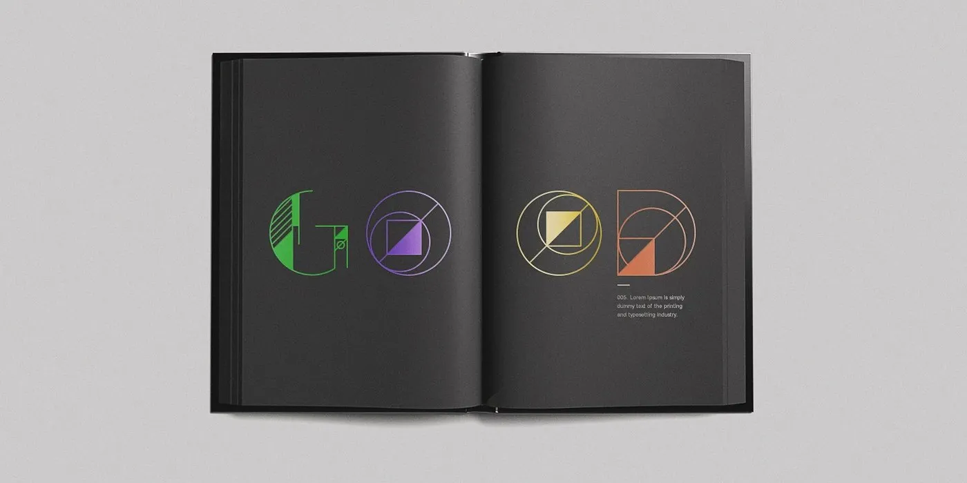 GEOM Typeface: Geometric Grid and Vector Design by Danilo Gusmão Silveira
