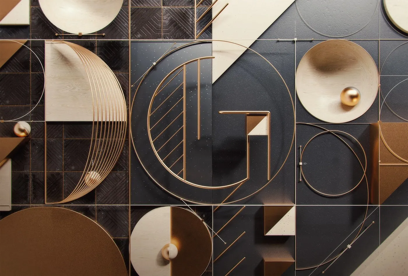 Img02 - GEOM Typeface: Geometric Grid and Vector Design by Danilo Gusmão Silveira