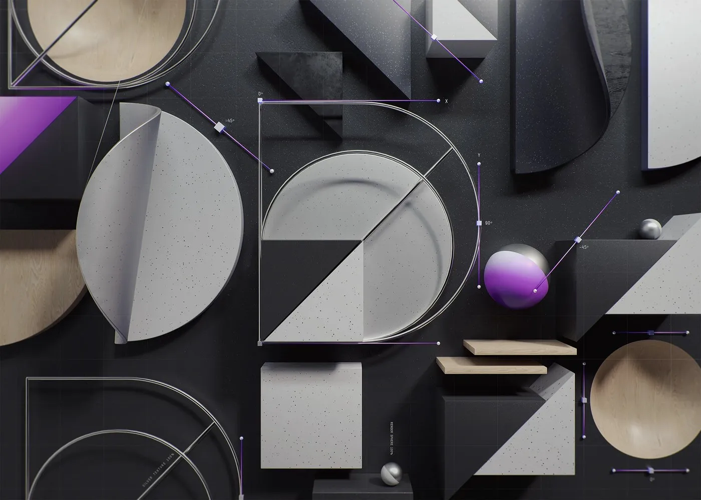 Img04 - GEOM Typeface: Geometric Grid and Vector Design by Danilo Gusmão Silveira