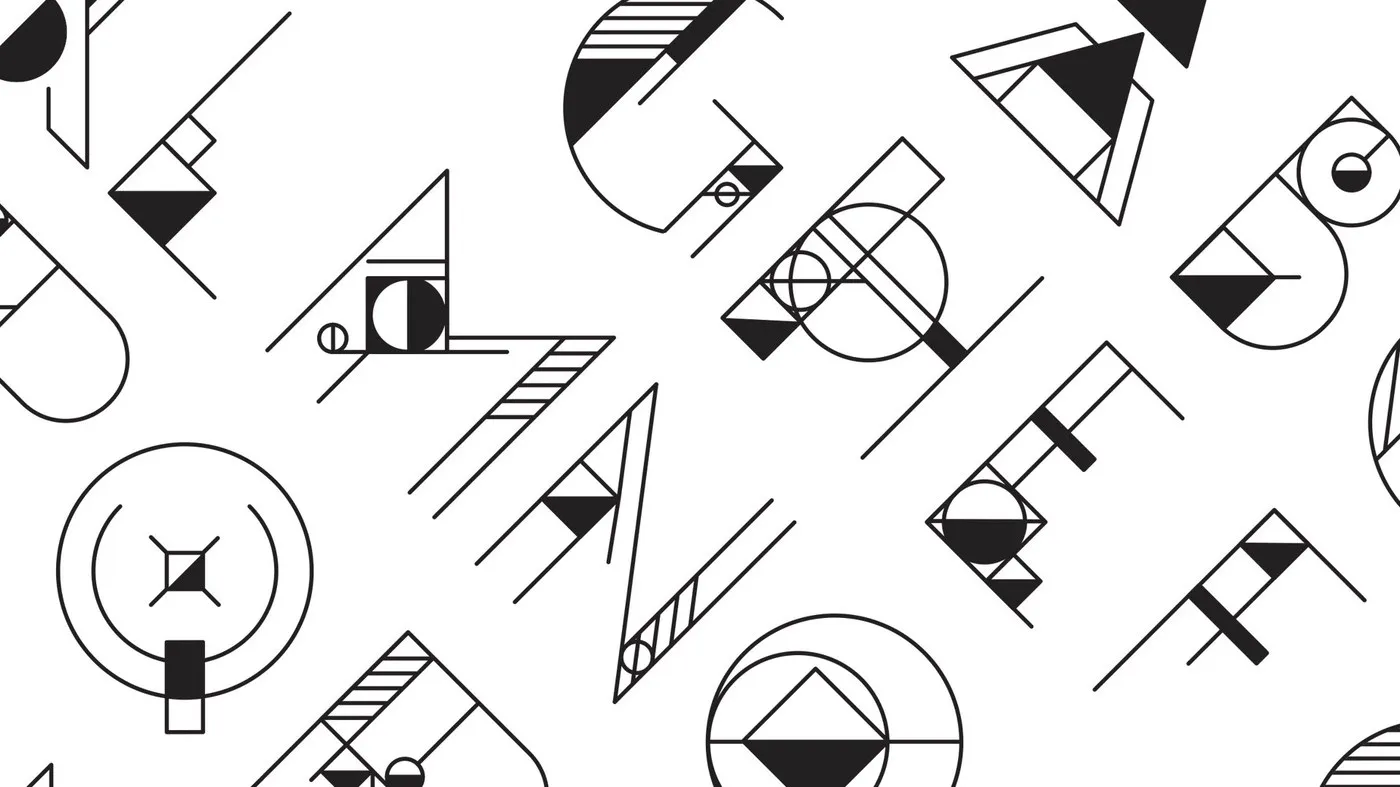 Img05 - GEOM Typeface: Geometric Grid and Vector Design by Danilo Gusmão Silveira