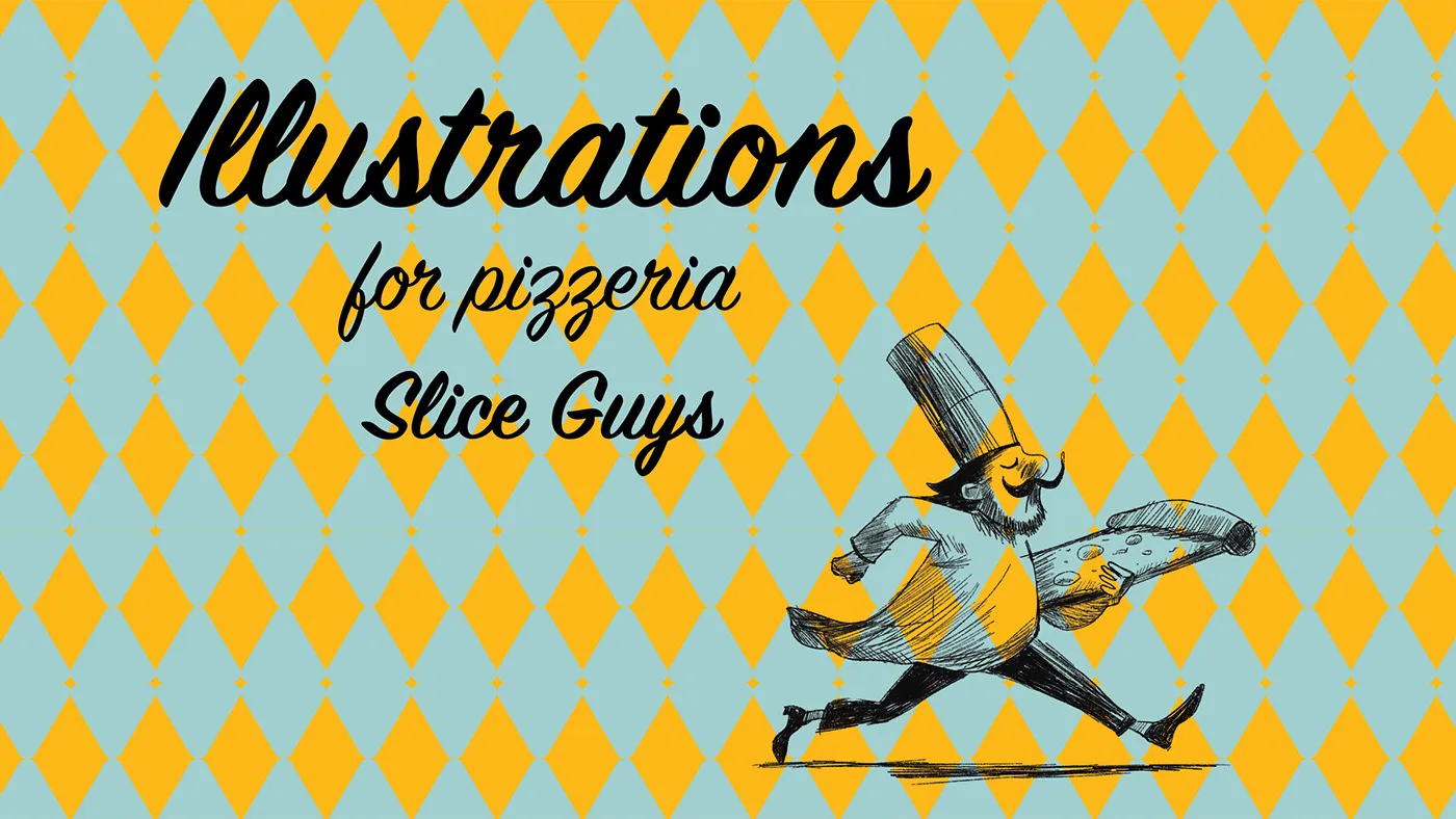 Slice Guys: Jeanne Nazinian Builds a Bold Retro Visual Identity