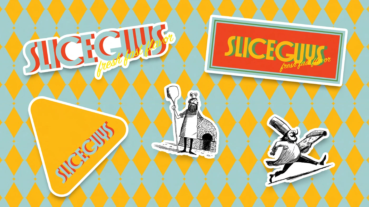 Img07 - Slice Guys: Jeanne Nazinian Builds a Bold Retro Visual Identity