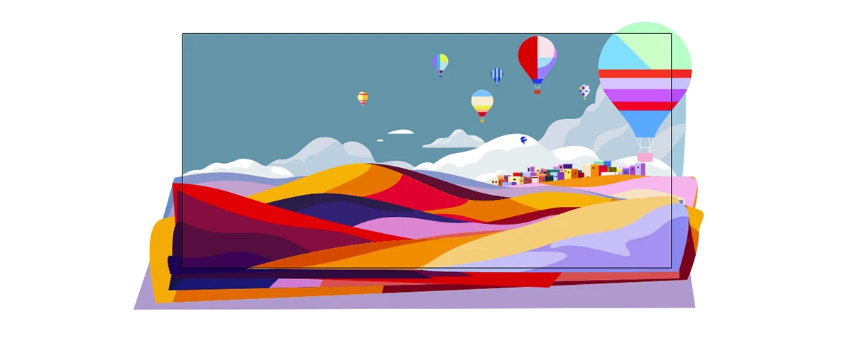 Image 20: Nature Landscape mountains hiking Travel adventure 2D Animation motion design city ILLUSTRATION